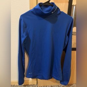 Blue Nike Thermal Long Sleeve